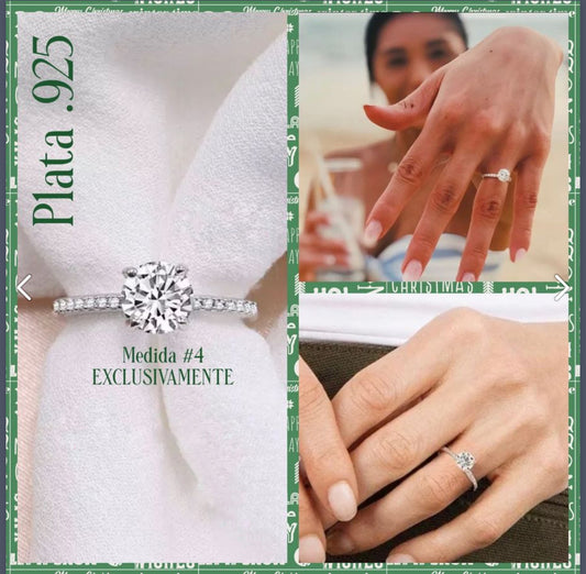Anillo de Plata 925 con Zirconia