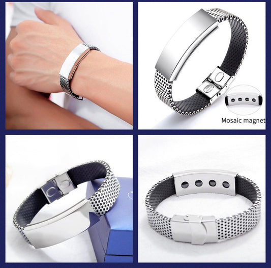 Pulsera Masculina de Acero Inoxidable