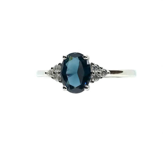 Anillo de Plata 925 con Tanzanita