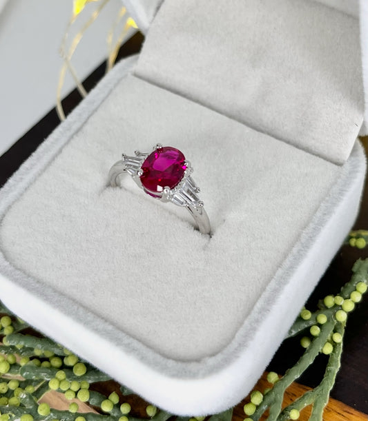 Anillo de Plata 925 con Zirconias