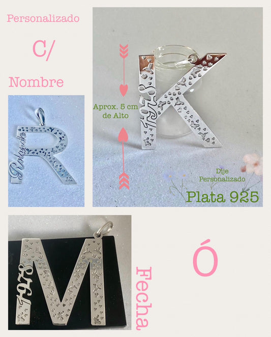 Dije de Plata PERSONALIZADOS