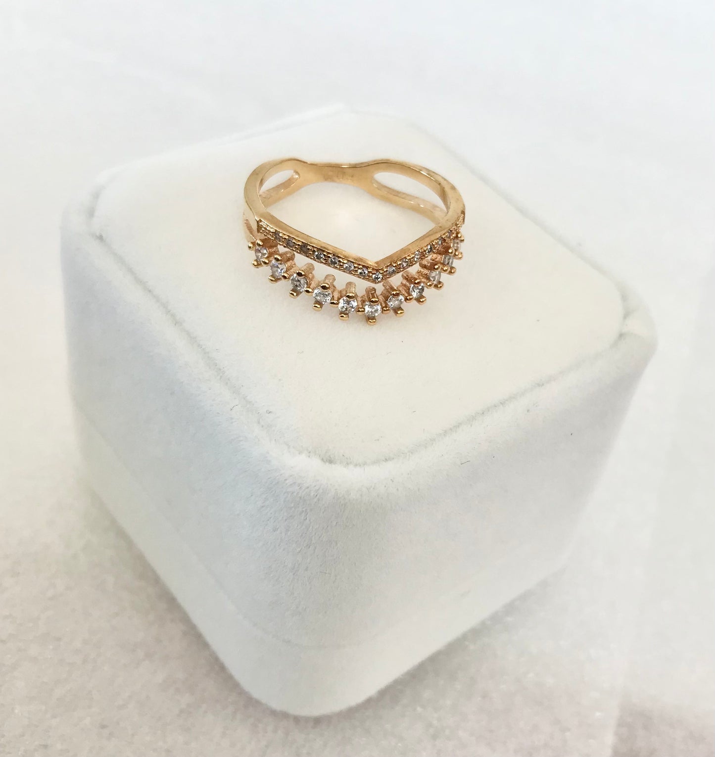 Anillo Bañado en Oro 18k