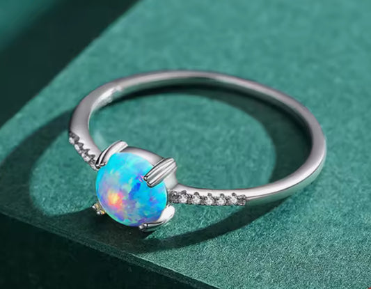 Anillo de Plata 925 con Opalo