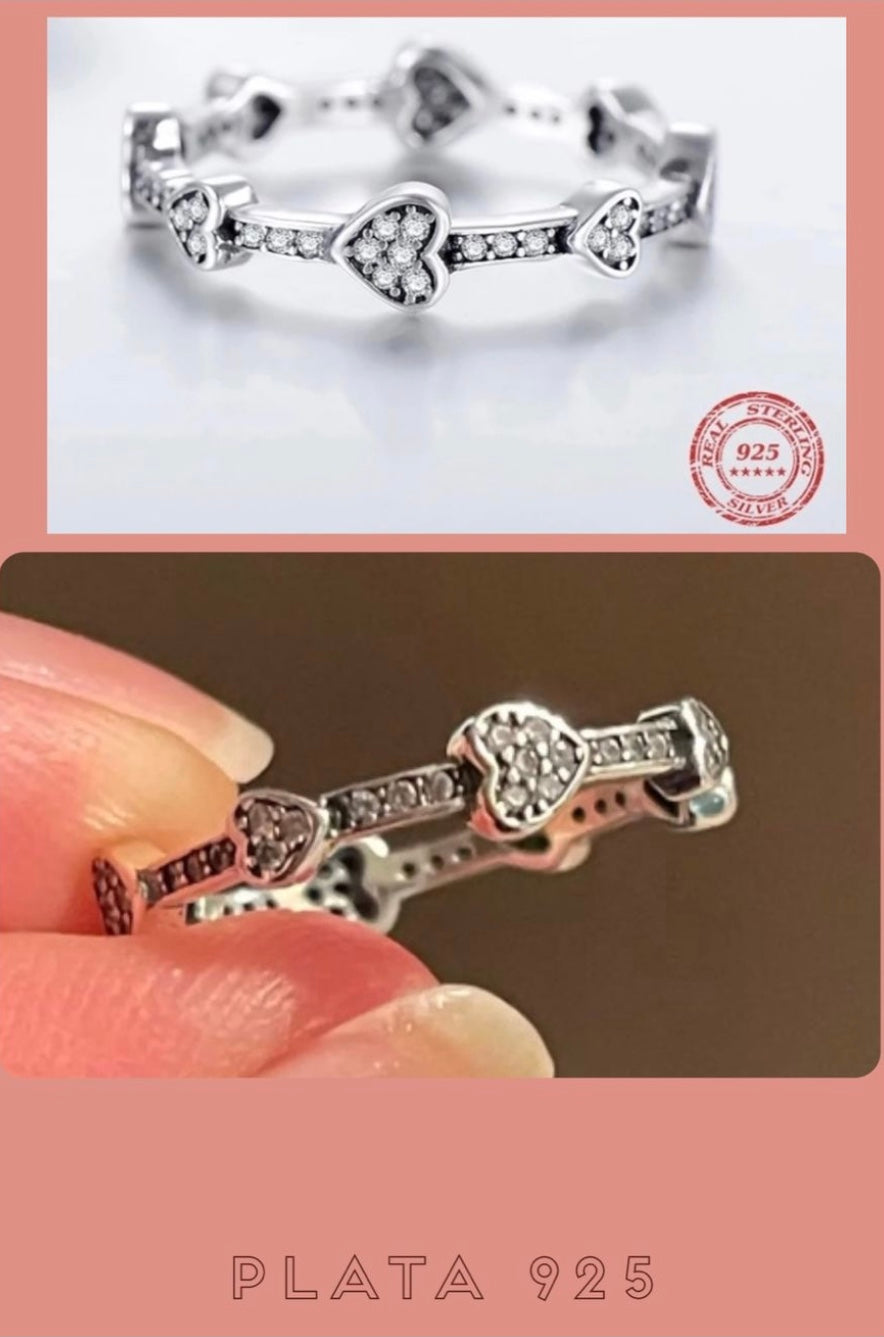 Churumbela de Plata 925, modelo Corazón