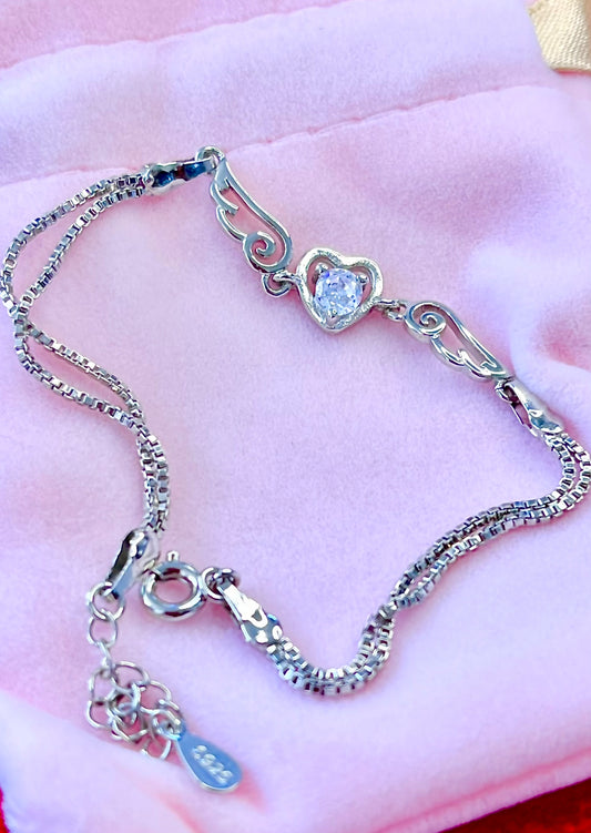 Pulsera con Baño de Plata 925 y Zirconias
