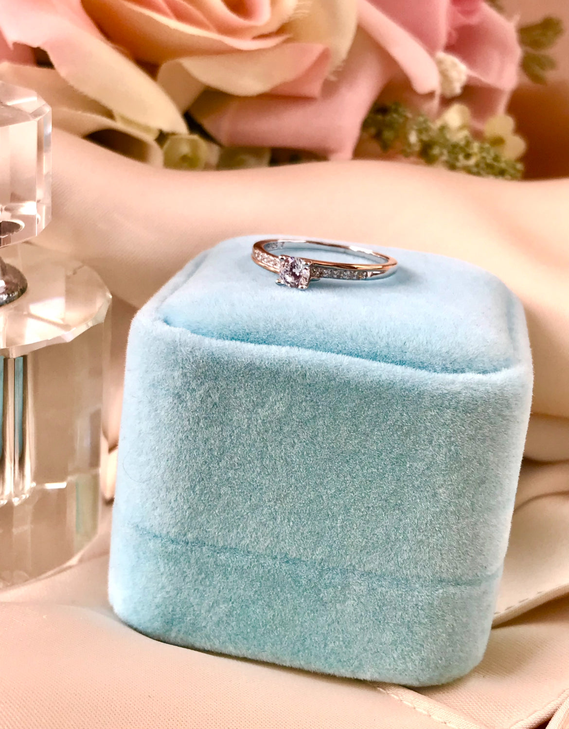 Anillo de Plata 925 con Oro Rosa