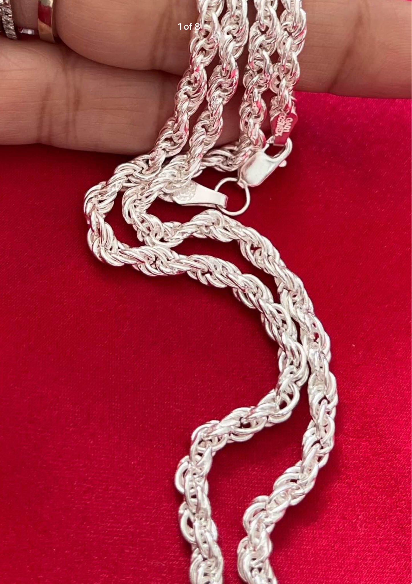 Cadena de Plata 925, Torsal de 60 cm