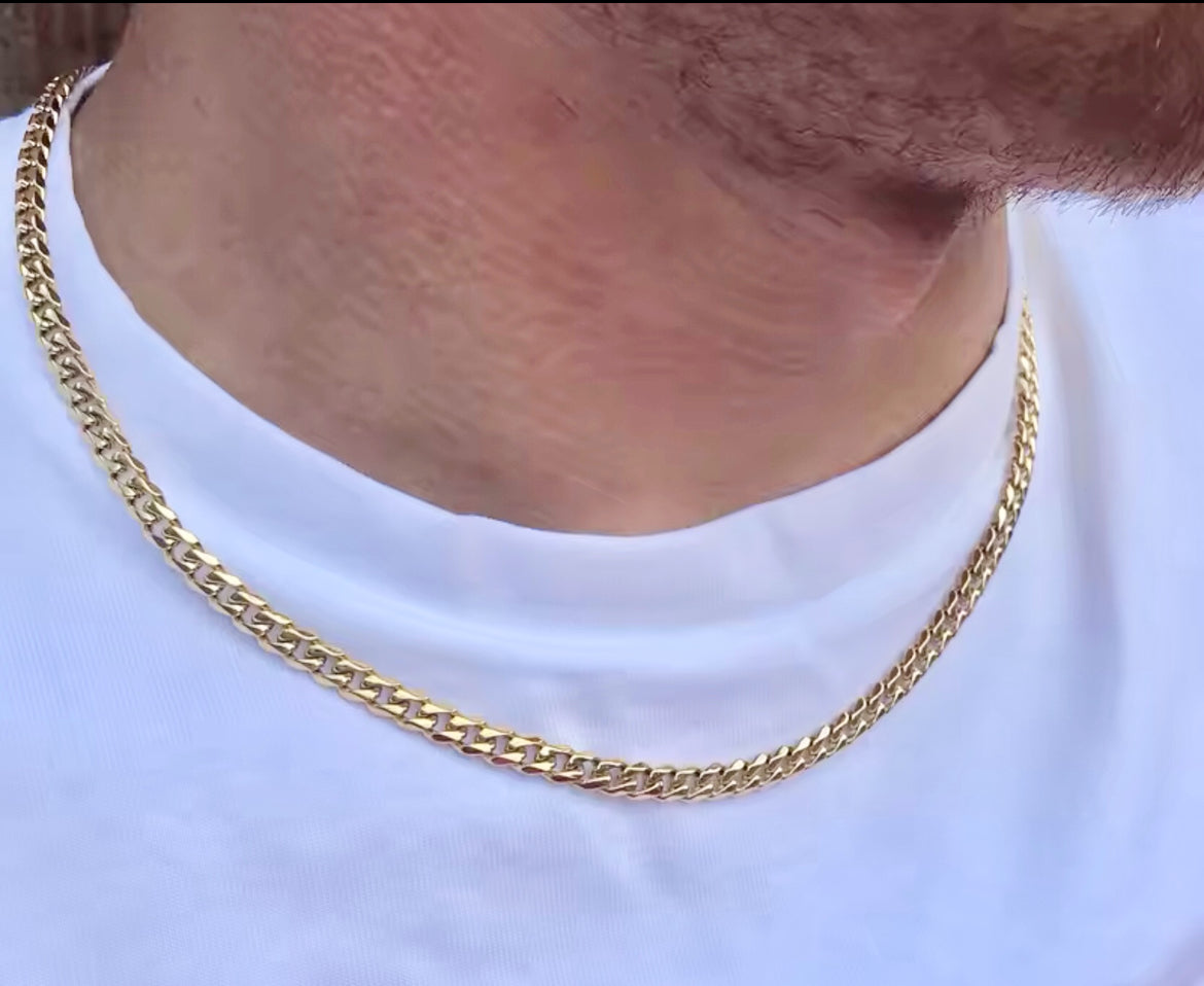 Cadena de Acero Inoxidable modelo Barbada