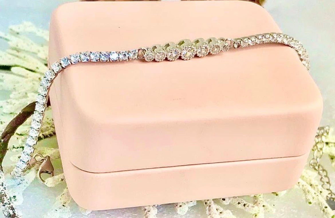Pulsera de Plata 925 con Zirconias