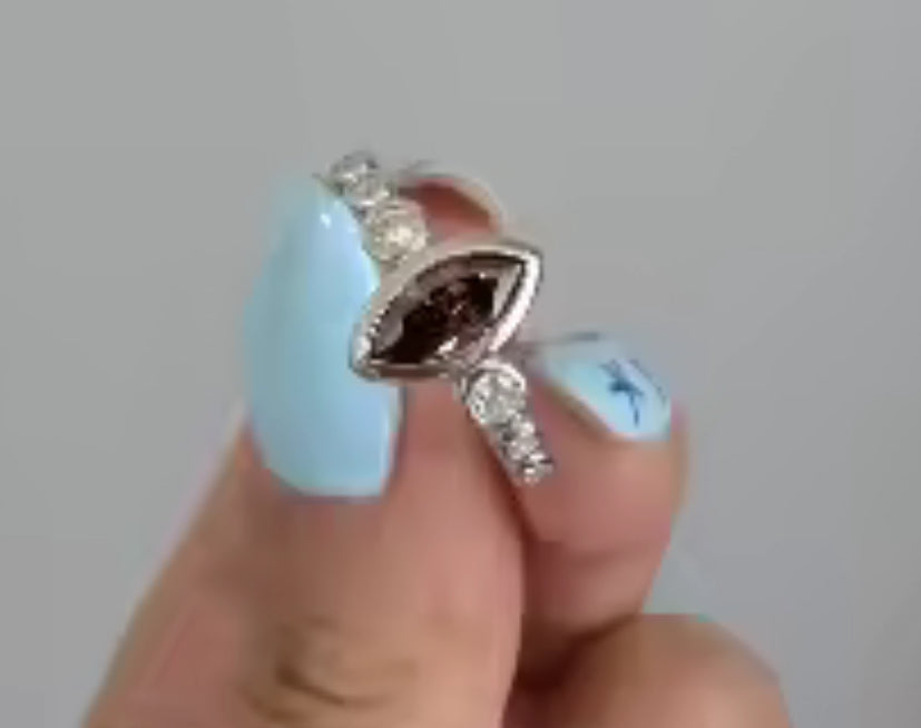 Anillo de Plata 925 con Zirconias