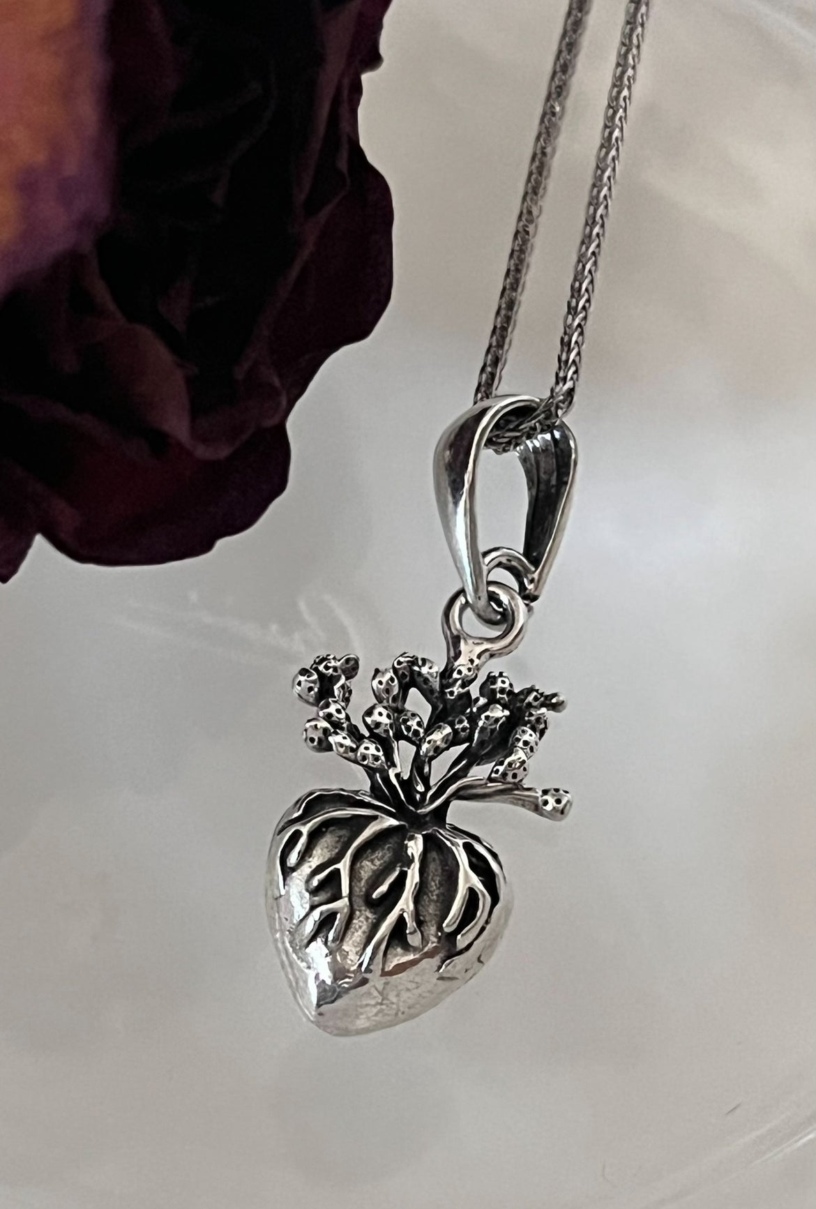 Dije de Plata 925, modelo Corazón