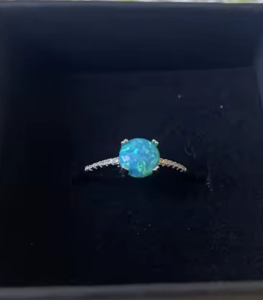 Anillo de Plata 925 con Opalo