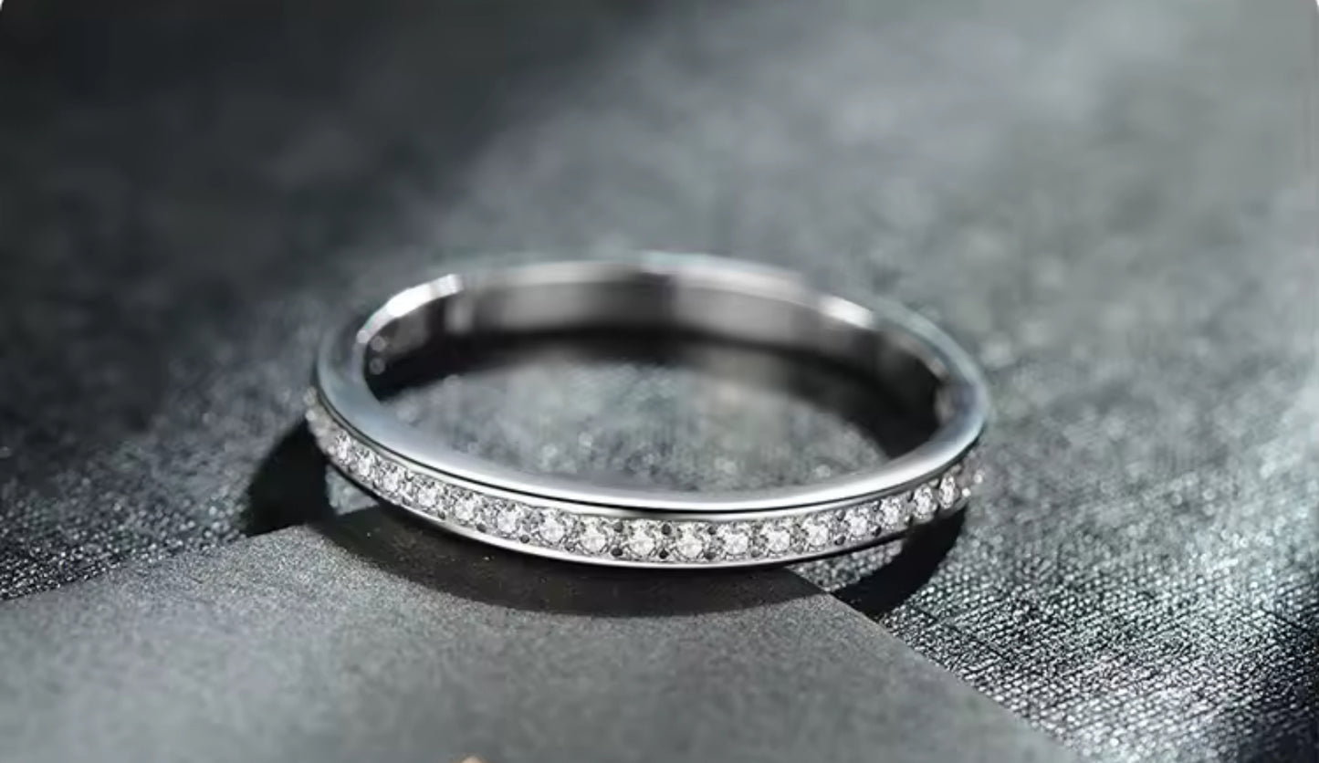 Churumbela (1/2)de Plata 925 con Zirconias