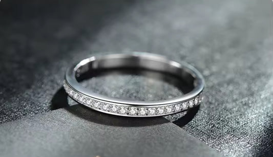 Churumbela (1/2)de Plata 925 con Zirconias