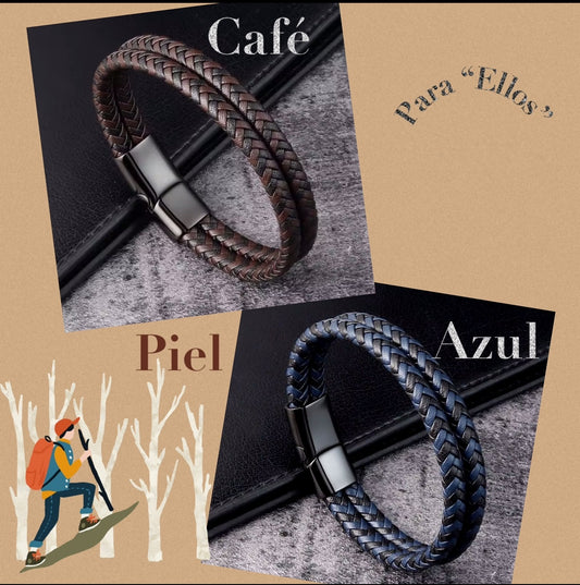Pulsera de Piel para Hombre