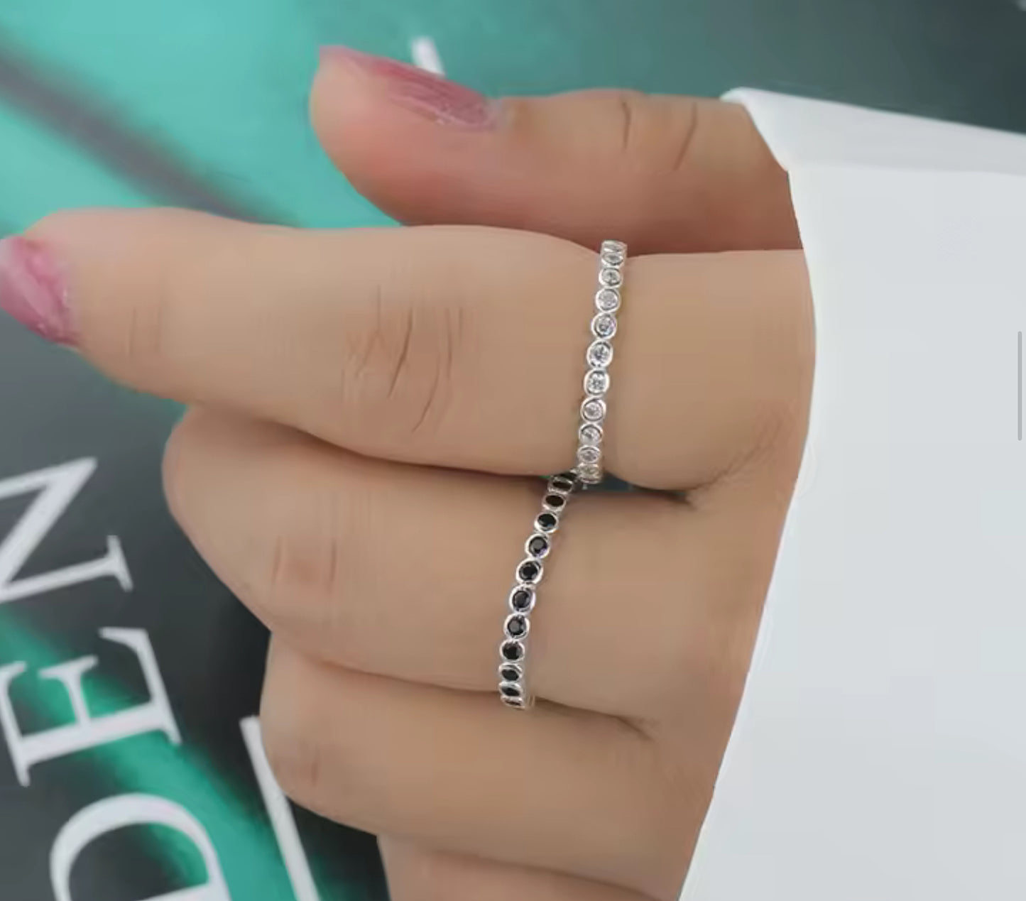 Churumbela de Plata 925 con Zirconias