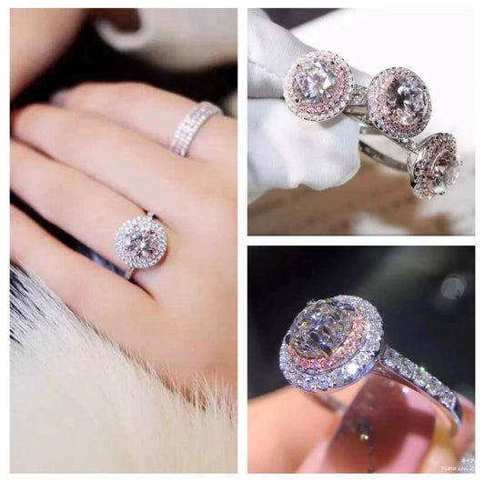 Anillo de Plata 925 con Zirconias