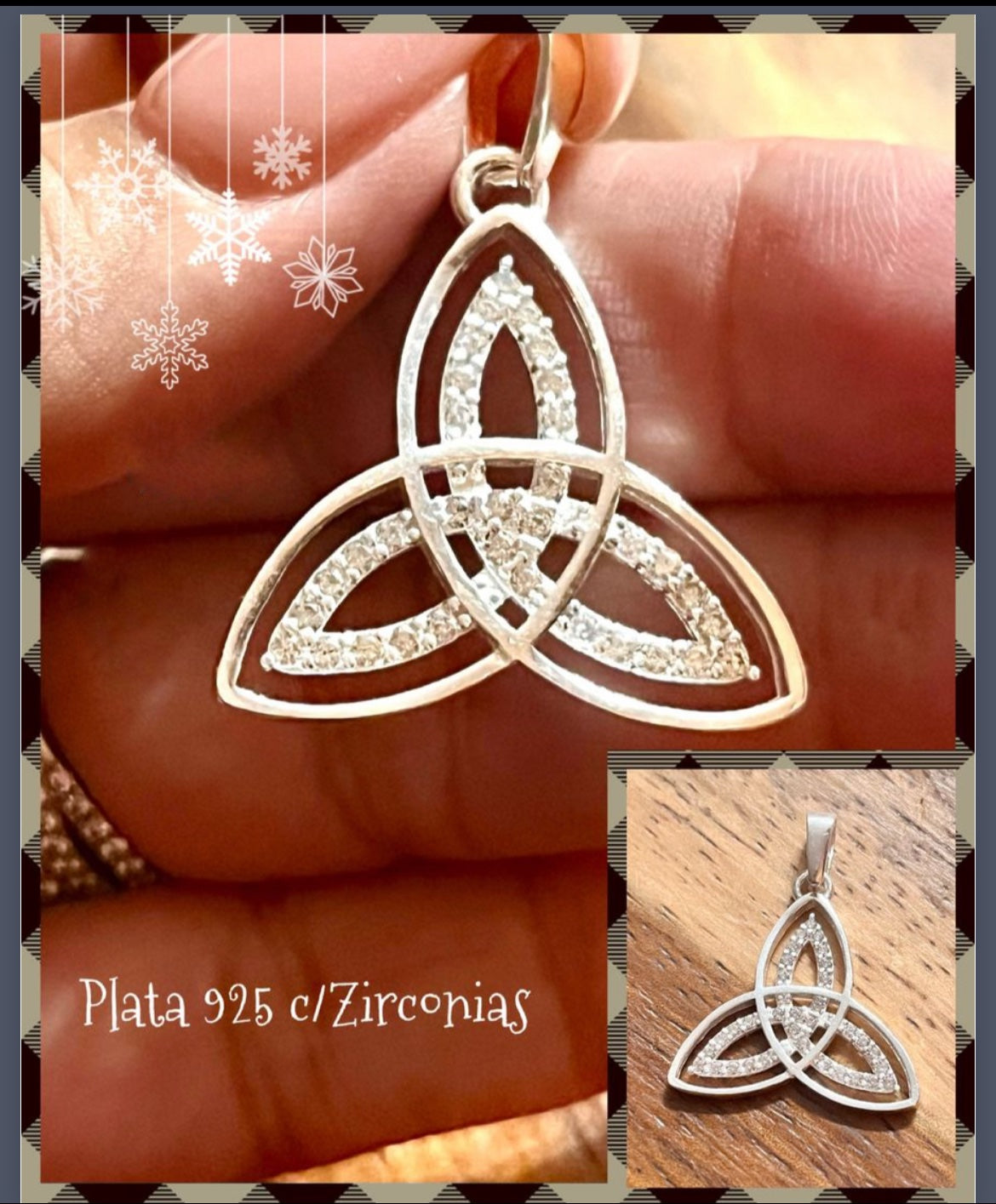 Dije de Plata 925 con Zirconias