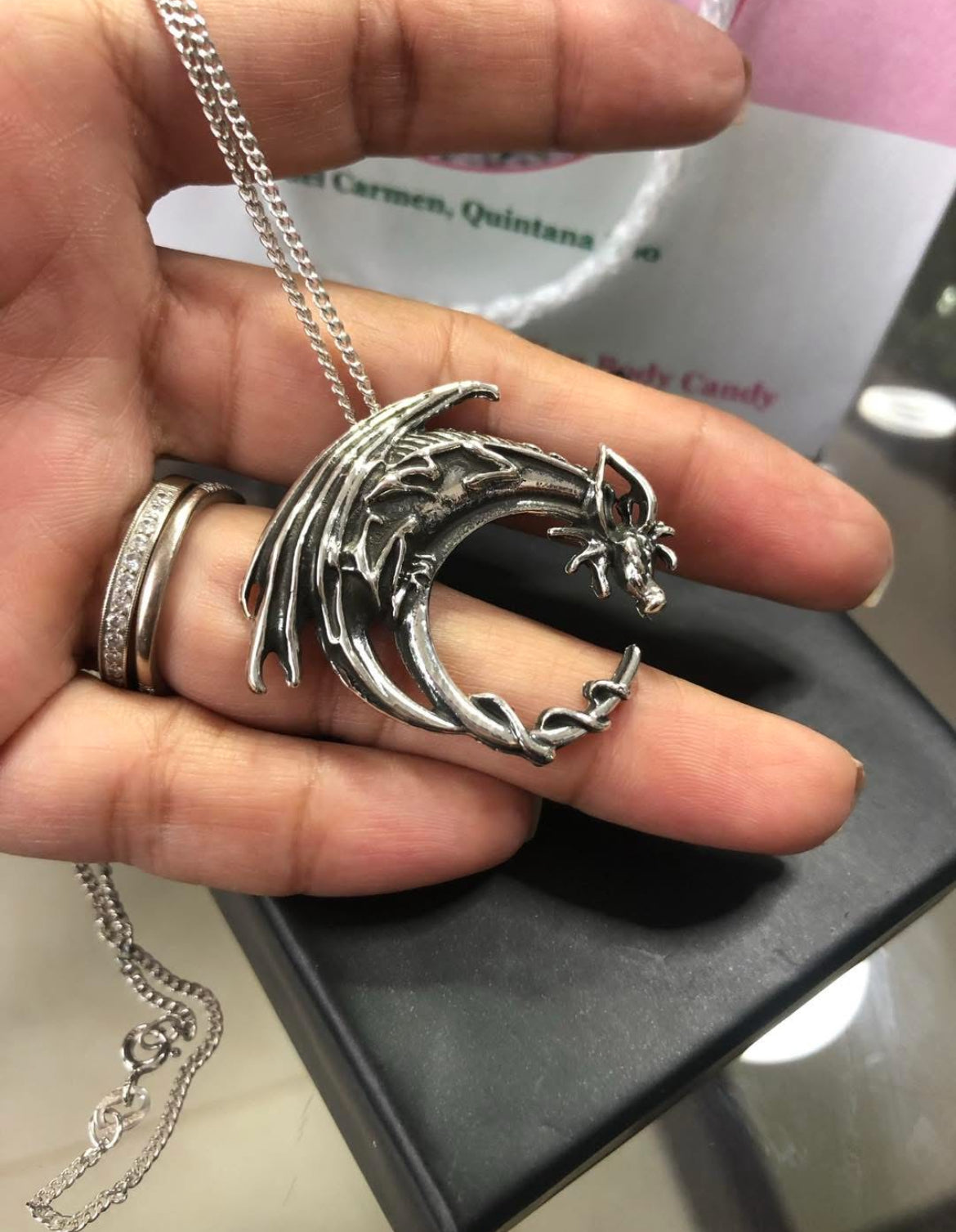 Dije de Dragón de Plata 925