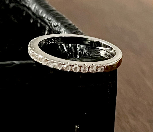Churumbela (1/2) Plata 925 con Zirconias