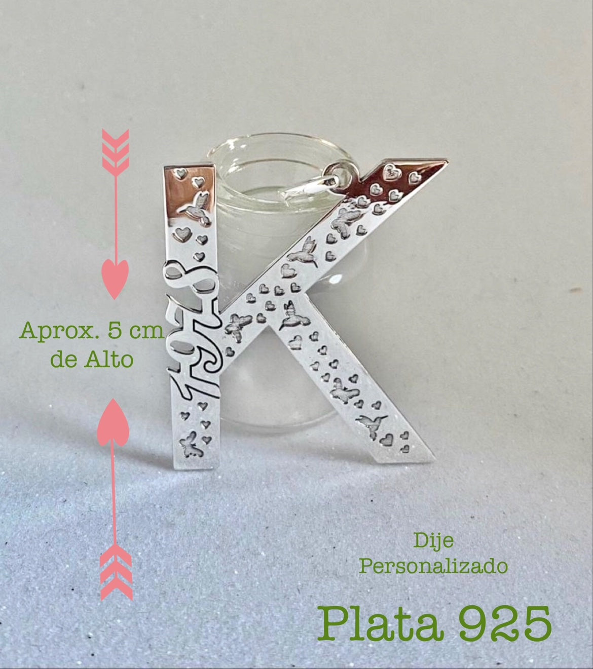 Dije de Plata PERSONALIZADOS