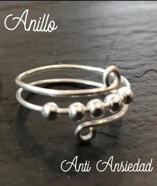 Anillo de Plata 925 modelo Anti Ansiedad
