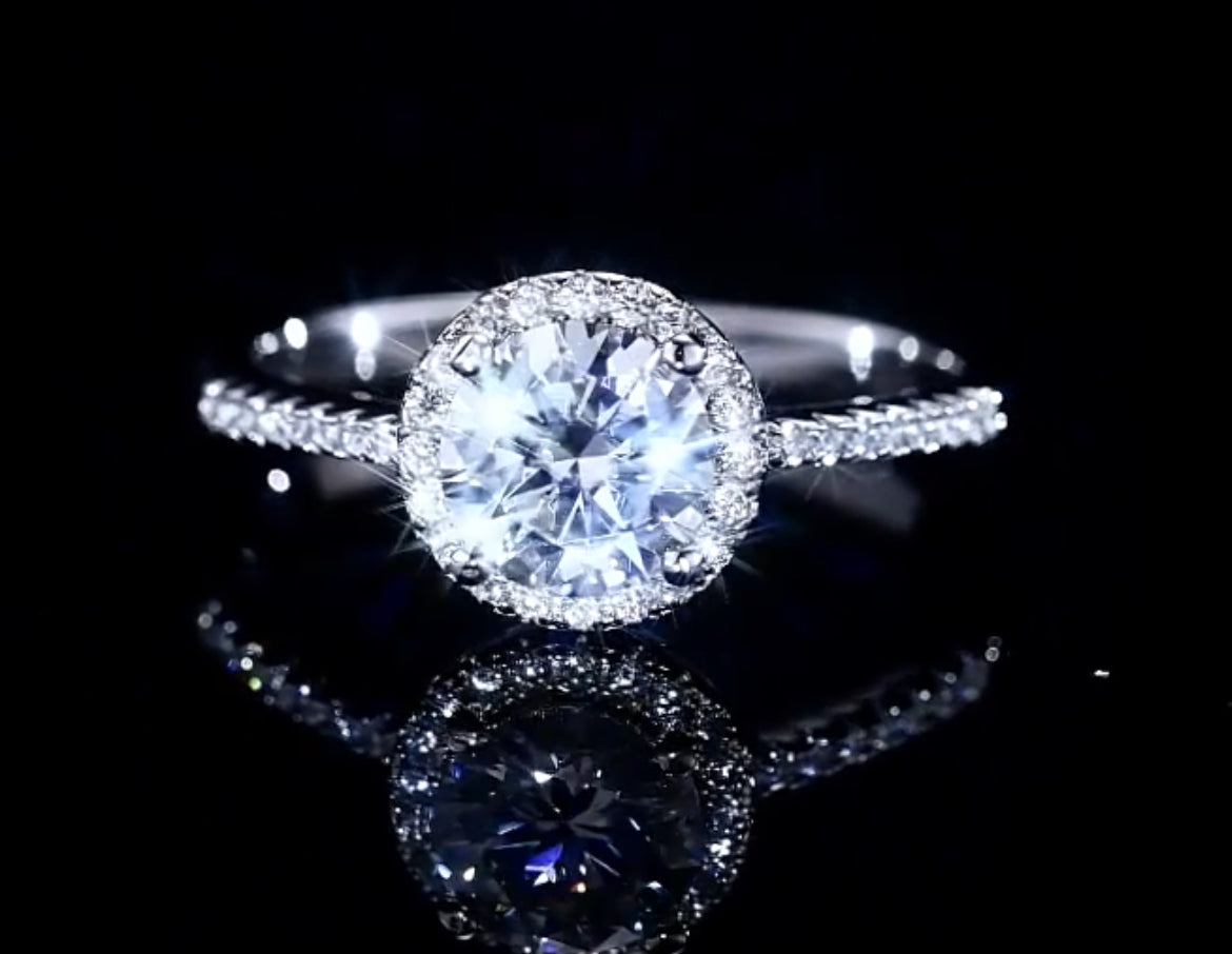 Anillo de Plata 925 con Zirconias