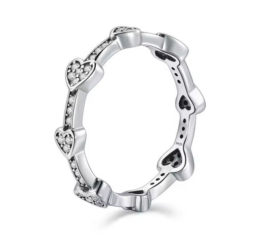 Churumbela de Plata 925, modelo Corazón