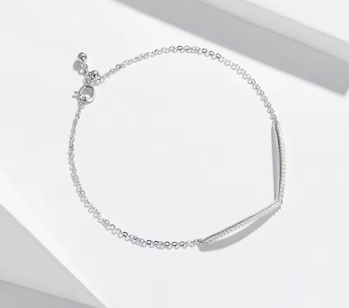 Pulsera de Plata 925 con Zirconias