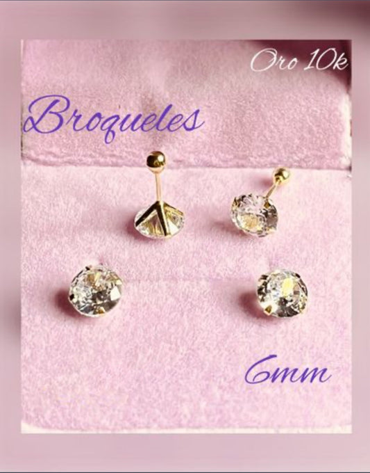 Broqueles de Oro de 10k