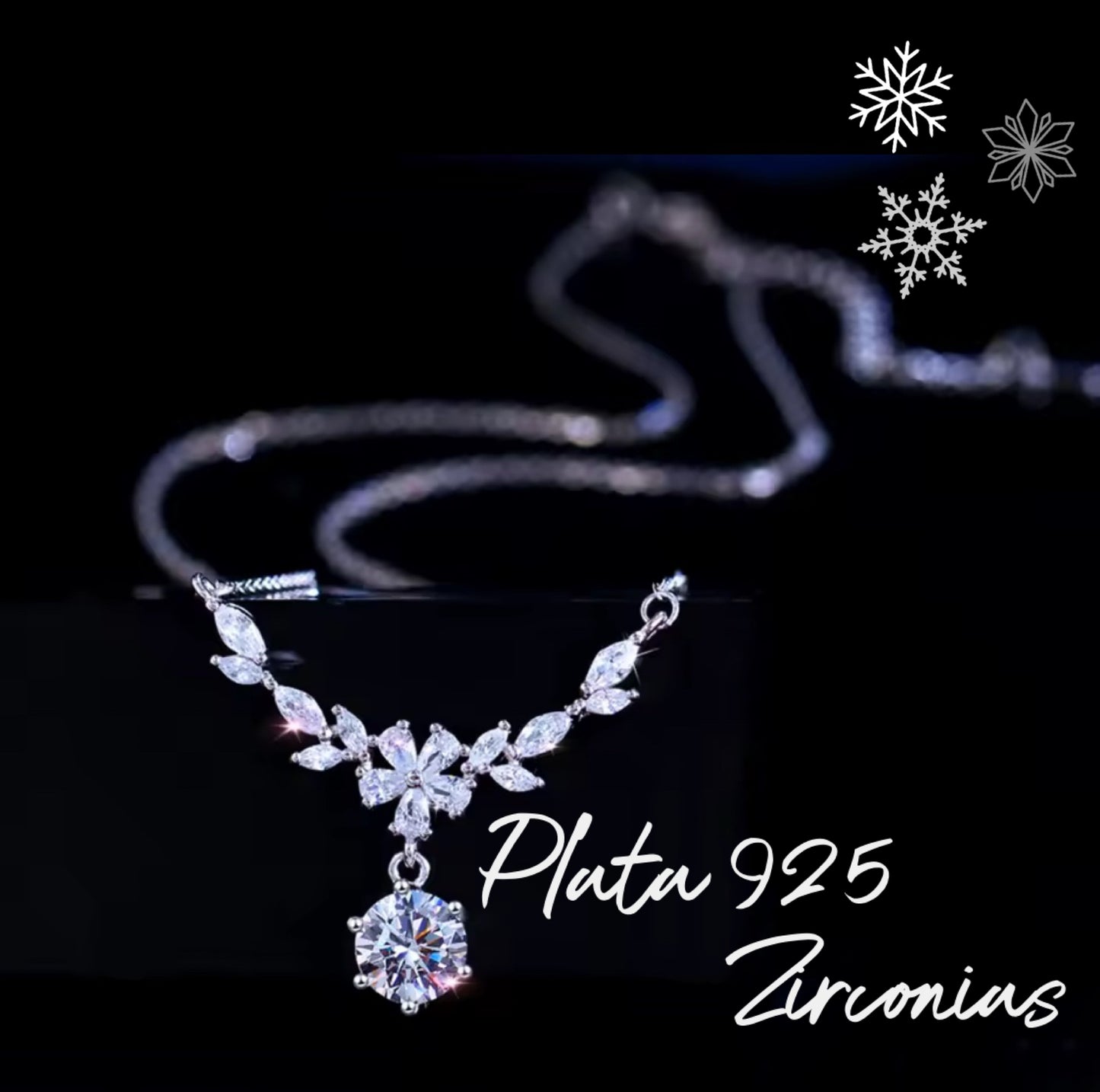 Collar de Plata 925 con Zirconias